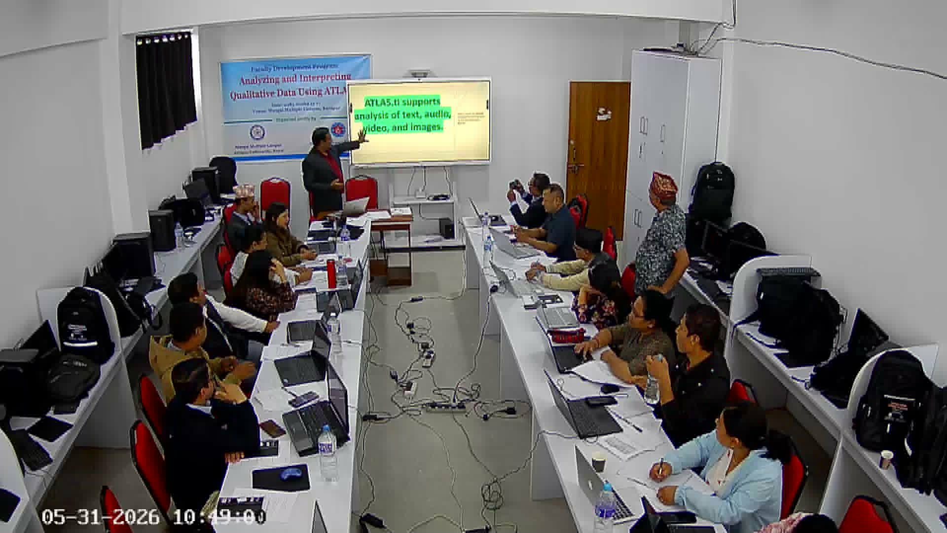 एटलस.टिआइ (ATLAS.ti)  सम्बन्धी तीनदिने कार्यशाला सम्पन्न